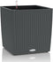 LECHUZA CUBE COTTAGE 50 - Plantenbak - met uitneembare binnenbak - met bewateringssysteem - ALL-IN-ONE set met LECHUZA-PON - graniet