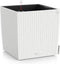 LECHUZA CUBE Cottage 50 - Plantenbak - met uitneembare binnenbak - met bewateringssysteem - ALL-IN-ONE set met LECHUZA-PON - wit