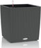 LECHUZA CUBE COTTAGE 50 - Plantenbak - met uitneembare binnenbak - met bewateringssysteem - ALL-IN-ONE set met LECHUZA-PON - graniet