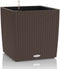 LECHUZA CUBE Cottage 50 - Plantenbak - met uitneembare binnenbak - met bewateringssysteem - ALL-IN-ONE set met LECHUZA-PON - mokka