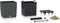 LECHUZA CUBE Cottage 50 - Plantenbak - met uitneembare binnenbak - met bewateringssysteem - ALL-IN-ONE set met LECHUZA-PON - mokka