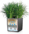LECHUZA CUBE COTTAGE 50 - Plantenbak - met uitneembare binnenbak - met bewateringssysteem - ALL-IN-ONE set met LECHUZA-PON - graniet