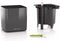 LECHUZA CUBE Glossy 16 - Plantenbak - met uitneembare binnenbak - met bewateringssysteem - ALL-IN-ONE set met LECHUZA-PON - scharlakenrood hoogglans