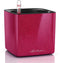 LECHUZA CUBE GLOSSY KISS 14 - Plantenbak - met uitneembare binnenbak - met bewateringssysteem - ALL-IN-ONE set - cherry pie glitter hoogglans