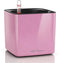 LECHUZA CUBE Glossy KISS 14 - Plantenbak - met uitneembare binnenbak - met bewateringssysteem - ALL-IN-ONE set - sweet Candy glitter hoogglans