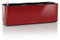 LECHUZA CUBE Glossy Triple - Plantenbakken - met uitneembare binnenbak - met bewateringssysteem - ALL-IN-ONE set - scharlakenrood hoogglans
