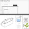 LECHUZA CUBE Glossy Triple - Plantenbakken - met uitneembare binnenbak - met bewateringssysteem - ALL-IN-ONE set - wit hoogglans