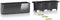 LECHUZA CUBE Glossy Triple - Plantenbakken - met uitneembare binnenbak - met bewateringssysteem - ALL-IN-ONE set - antraciet hoogglans