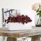 LECHUZA CUBE Glossy Triple - Plantenbakken - met uitneembare binnenbak - met bewateringssysteem - ALL-IN-ONE set - scharlakenrood hoogglans