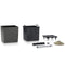 LECHUZA CUBE Premium 30 - Plantenbak - met uitneembare binnenbak - met bewateringssysteem - ALL-IN-ONE set met LECHUZA-PON - wit hoogglans