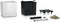 LECHUZA CUBE Premium 30 - Plantenbak - met uitneembare binnenbak - met bewateringssysteem - ALL-IN-ONE set met LECHUZA-PON - wit hoogglans