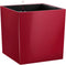 LECHUZA CUBE Premium 40 - Plantenbak - met uitneembare binnenbak - met bewateringssysteem - ALL-IN-ONE set met LECHUZA-PON - scharlakenrood hoogglans