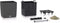 LECHUZA CUBE Premium 40 - Plantenbak - met uitneembare binnenbak - met bewateringssysteem - ALL-IN-ONE set met LECHUZA-PON - taupe hoogglans
