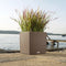LECHUZA CUBE Premium 40 - Plantenbak - met uitneembare binnenbak - met bewateringssysteem - ALL-IN-ONE set met LECHUZA-PON - zwart hoogglans