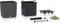 LECHUZA CUBE Premium 40 - Plantenbak - met uitneembare binnenbak - met bewateringssysteem - ALL-IN-ONE set met LECHUZA-PON - taupe hoogglans