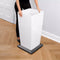 LECHUZA CUBICO ALTO PREMIUM 40 - Plantenbak - met uitneembare binnenbak - met bewateringssysteem - ALL-IN-ONE set met LECHUZA-PON - Antraciet metallic