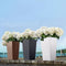 LECHUZA CUBICO Color 22 - Plantenbak - met uitneembare binnenbak - met bewateringssysteem - ALL-IN-ONE set met LECHUZA-PON - muskaat
