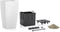 LECHUZA CUBICO Color 30 - Plantenbak - met uitneembare binnenbak - met bewateringssysteem - ALL-IN-ONE set met LECHUZA-PON - wit