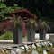 LECHUZA CUBICO Cottage 30 - Plantenbak - met uitneembare binnenbak - met bewateringssysteem - ALL-IN-ONE set met LECHUZA-PON - graniet