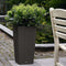 LECHUZA CUBICO Cottage 30 - Plantenbak - met uitneembare binnenbak - met bewateringssysteem - ALL-IN-ONE set met LECHUZA-PON - graniet