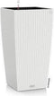 LECHUZA CUBICO Cottage 40 - Plantenbak - met uitneembare binnenbak - met bewateringssysteem - ALL-IN-ONE set met LECHUZA-PON - wit