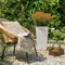 LECHUZA CUBICO Cottage 40 - Plantenbak - met uitneembare binnenbak - met bewateringssysteem - ALL-IN-ONE set met LECHUZA-PON - wit