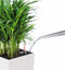 LECHUZA CUBICO PREMIUM 30 - Plantenbak - met uitneembare binnenbak - met bewateringssysteem - ALL-IN-ONE set met LECHUZA-PON - taupe hoogglans