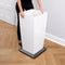 LECHUZA CUBICO PREMIUM 30 - Plantenbak - met uitneembare binnenbak - met bewateringssysteem - ALL-IN-ONE set met LECHUZA-PON - antraciet metallic