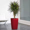 LECHUZA CUBICO PREMIUM 30 - Plantenbak - met uitneembare binnenbak - met bewateringssysteem - ALL-IN-ONE set met LECHUZA-PON - zilver metallic