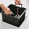 LECHUZA CUBICO PREMIUM 50 - Plantenbak - met uitneembare binnenbak - met bewateringssysteem - ALL-IN-ONE set met LECHUZA-PON - wit hoogglans