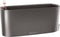 LECHUZA DELTA PREMIUM 10 - Plantenbak - met uitneembare binnenbak - met bewateringssysteem - ALL-IN-ONE set met LECHUZA-PON - antraciet metallic