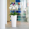 LECHUZA DELTA PREMIUM 30 Plantenbak - met uitneembare binnenbak - met bewateringssysteem - ALL-IN-ONE set met LECHUZA-PON - - antraciet metallic