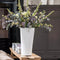 LECHUZA DELTA PREMIUM 30 Plantenbak - met uitneembare binnenbak - met bewateringssysteem - ALL-IN-ONE set met LECHUZA-PON - - antraciet metallic