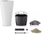 LECHUZA DELTA PREMIUM 40 - Plantenbak - met uitneembare binnenbak - met bewateringssysteem - ALL-IN-ONE set met LECHUZA-PON - antraciet metallic
