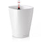 LECHUZA DELTINI - Plantenbak - met uitneembare binnenbak - met bewateringssysteem - ALL-IN-ONE set met LECHUZA-PON - wit hoogglans