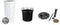 LECHUZA DIAMANTE Premium 40 - Plantenbak - met uitneembare binnenbak - met bewateringssysteem - ALL-IN-ONE set met LECHUZA-PON - wit hoogglans
