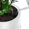 LECHUZA DIAMANTE Premium 40 - Plantenbak - met uitneembare binnenbak - met bewateringssysteem - ALL-IN-ONE set met LECHUZA-PON - mat wit