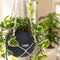 LECHUZA Macramé BOHO 90 - Plantenhanger - 85 cm lengte - wit