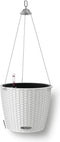 LECHUZA NIDO Cottage 28 - Plantenbak - met uitneembare binnenbak - met bewateringssysteem - ALL-IN-ONE set met LECHUZA-PON - wit