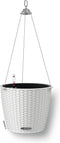 LECHUZA NIDO Cottage 28 - Plantenbak - met uitneembare binnenbak - met bewateringssysteem - ALL-IN-ONE set met LECHUZA-PON - wit