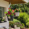 LECHUZA NIDO Cottage 28 - Plantenbak - met uitneembare binnenbak - met bewateringssysteem - ALL-IN-ONE set met LECHUZA-PON - wit