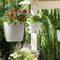 LECHUZA NIDO Cottage 28 - Plantenbak - met uitneembare binnenbak - met bewateringssysteem - ALL-IN-ONE set met LECHUZA-PON - wit