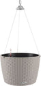LECHUZA NIDO Cottage 35 - Plantenbak - met uitneembare binnenbak - met bewateringssysteem - ALL-IN-ONE set met LECHUZA-PON - zandbruin