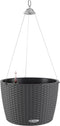 LECHUZA NIDO Cottage 35 - Plantenbak - met uitneembare binnenbak - met bewateringssysteem - ALL-IN-ONE set met LECHUZA-PON - graniet