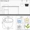 LECHUZA NIDO Cottage 35 - Plantenbak - met uitneembare binnenbak - met bewateringssysteem - ALL-IN-ONE set met LECHUZA-PON - grafietzwart