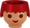 LECHUZA Playmobil OJO - Plantenbak - ALL-IN-ONE set met stick-bewateringssysteem - vuurrood