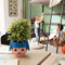 LECHUZA Playmobil OJO - Plantenbak - ALL-IN-ONE set met stick-bewateringssysteem - oceaanblauw