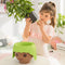 LECHUZA Playmobil OJO - Plantenbak - ALL-IN-ONE set met stick-bewateringssysteem - robijnroze