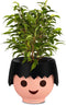 LECHUZA Playmobil OJO - Plantenbak - ALL-IN-ONE set met stick-bewateringssysteem - ravenzwart