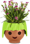 LECHUZA Playmobil OJO - Plantenbak - ALL-IN-ONE set met stick-bewateringssysteem - appeltjesgroen